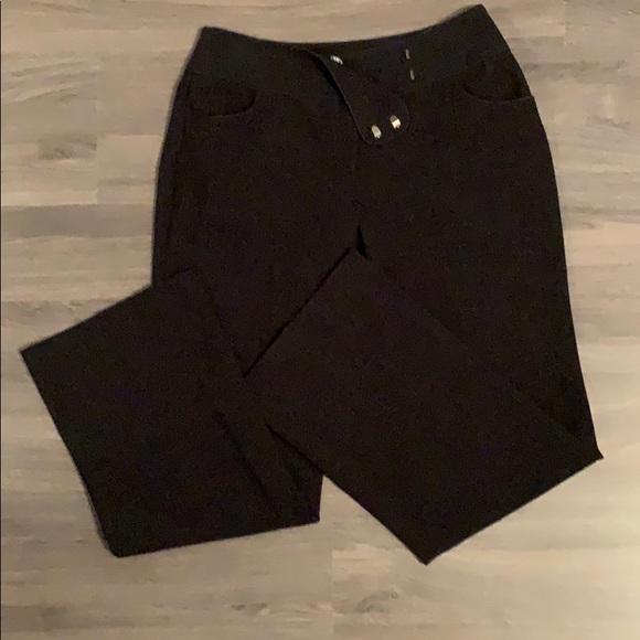 Black wide leg pants - Picture 2 of 7